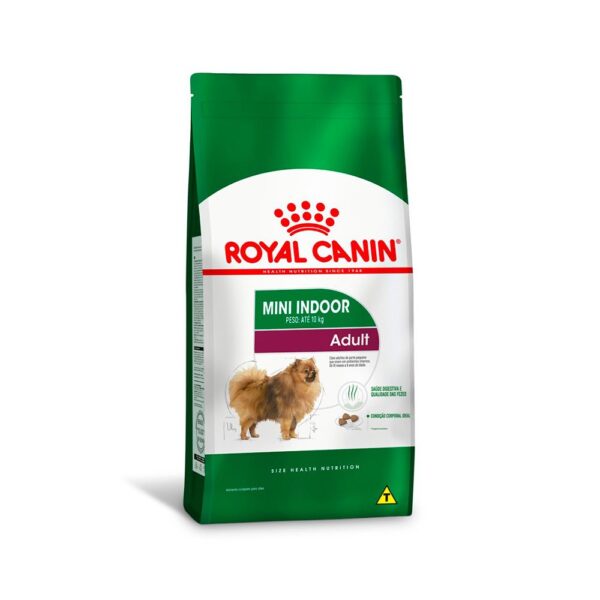 Ração Royal Canin Mini Indoor Adult Cães Adultos 2,5kg
