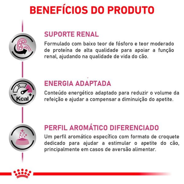 Ração Royal Canin Veterinary Renal Small Dog Cães Adultos 2 Kg - Image 2