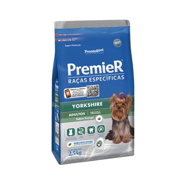 Ração Premier Yorkshire Adultos 2,5 Kg