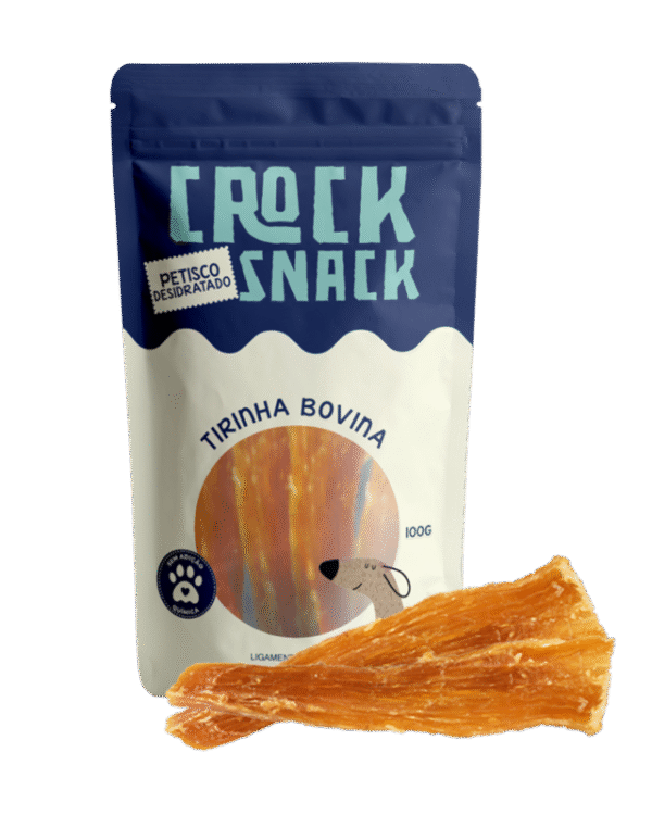 Crocksnack Tirinha - Ligamento Bovino Desidratado 100g