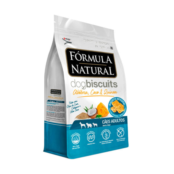 Petisco Fórmula Natural Dog Biscuits Abóbora Cães Adultos Pequeno Porte 250 G