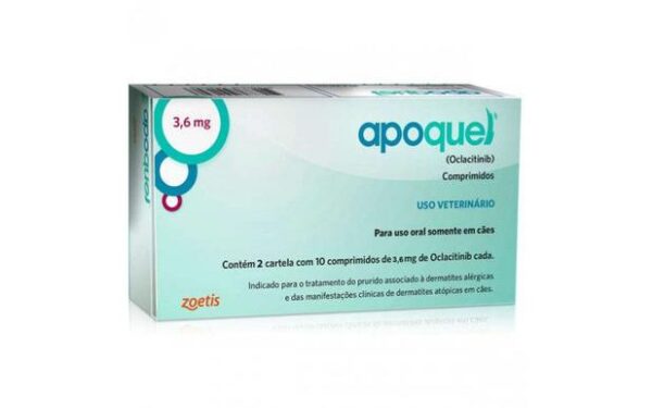 Apoquel 3,6 Mg Para Cachorro 20 Comprimidos