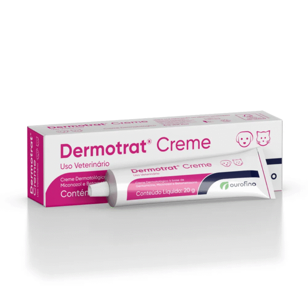 Dermotrat Creme Para Cães E Gatos 20 G
