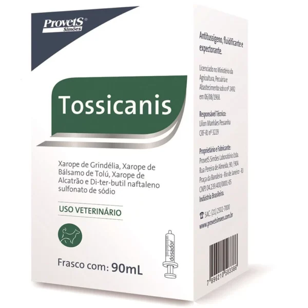Tossicanis Provets Simões Para Cães 90 Ml
