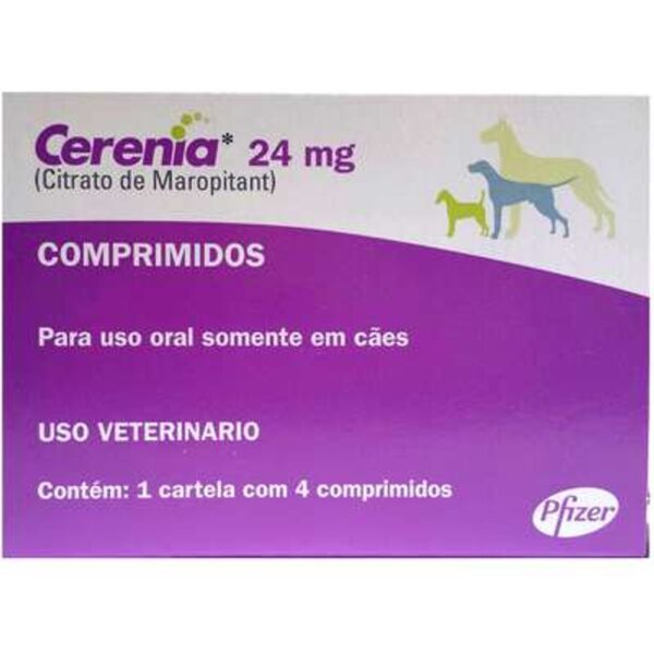 Antiemético Cerenia 24mg 4 Comprimidos