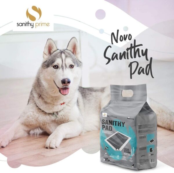 Tapete Higienico Com Carbono Sanity Prime 80x60 C/ 30un