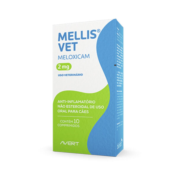 Mellis Vet 2mg Anti-inflamatório Para Cães 10 Comprimidos