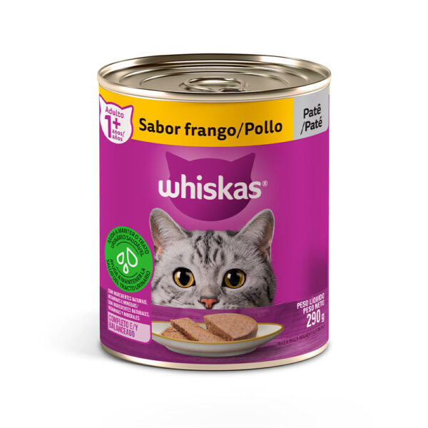 Ração Úmida Whiskas Patê Frango 290 G