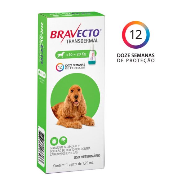 Bravecto Transdermal 500 Mg (10 - 20 Kg)