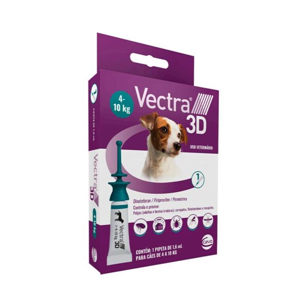 Antipulgas Vectra 3d Cães 10 A 25 Kg Ceva 3,6 Ml Leve 3 Pague 2 3 Pipetas
