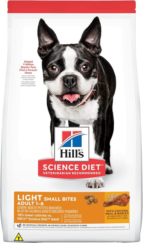 Racao Hills Light Canine Adult Small Bites 2,27 Kg