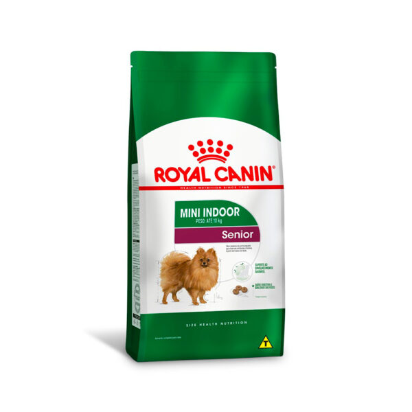 Ração Royal Canin Mini Indoor Cães Idosos 2,5kg
