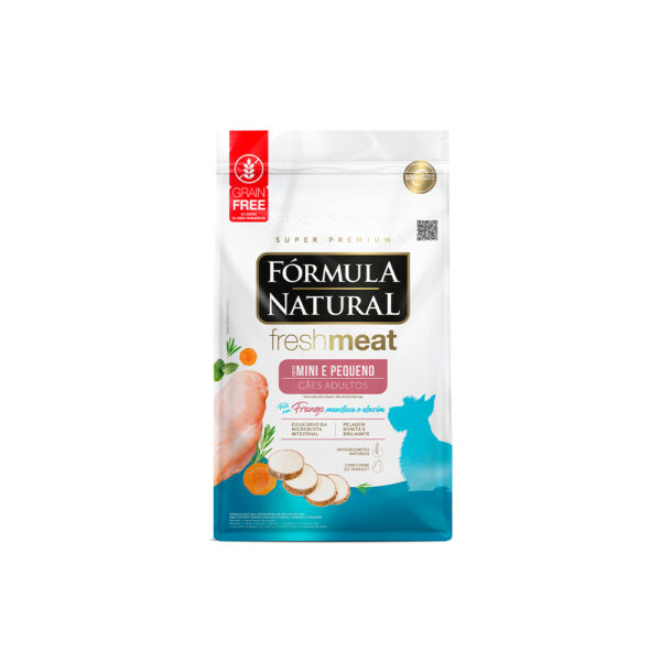 Ração Fórmula Natural Fresh Meat Cães Adultos Mini E Pequeno Frango 2,5 Kg